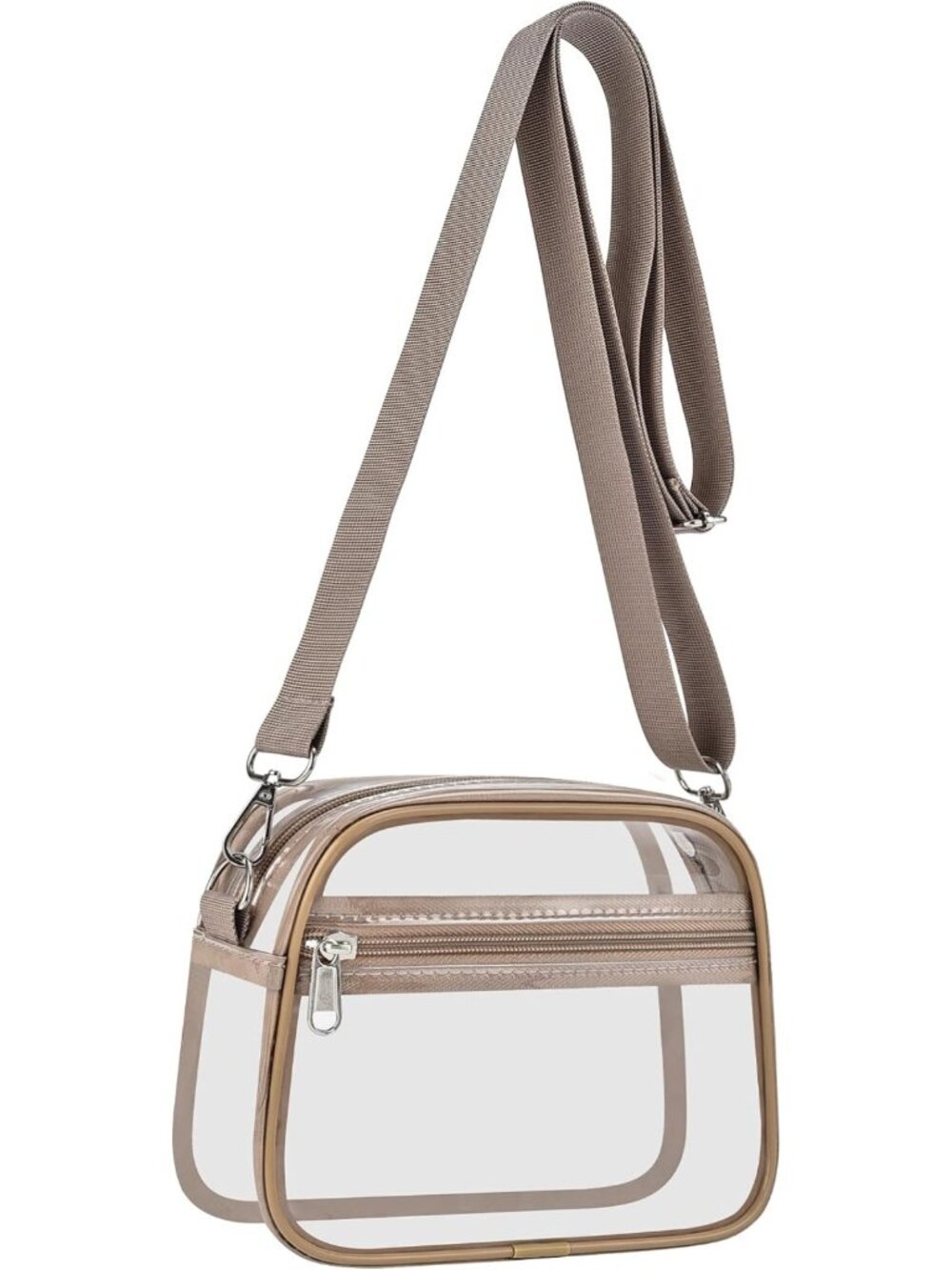 Clear Stadium Bag for Events | Transparent Sports Fan Handbag & Purse
